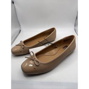 Dolce Vita Moxy Ballet Flats Women's Cafe Leather Cap Toe Slip-On Comfort -7